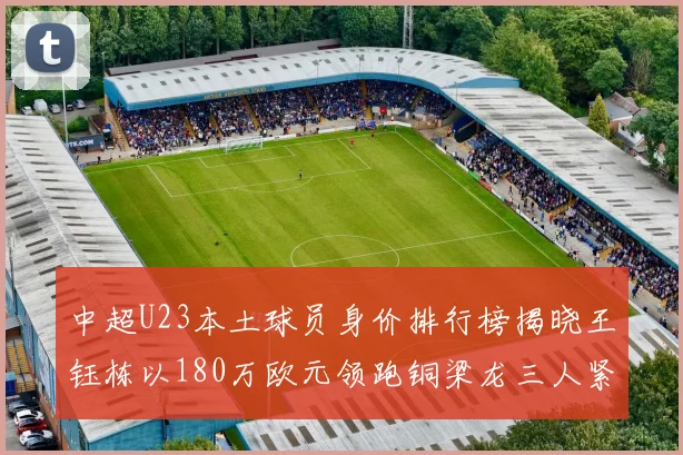 中超U23本土球员身价排行榜揭晓王钰栋以180万欧元领跑铜梁龙三人紧随其后